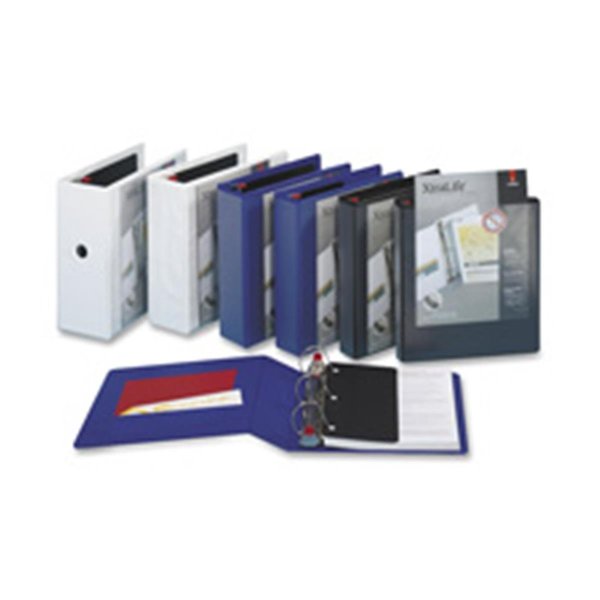 Workstation Cardinal Brands- Inc Clearvue Binder- D-Ring- 5in. Capacity- 11in.x8-.50in.- Blue WO127266